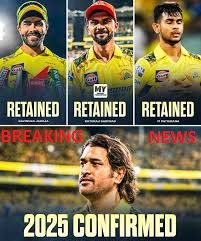 Dhoni Continues IPL journey with CSK in 2025